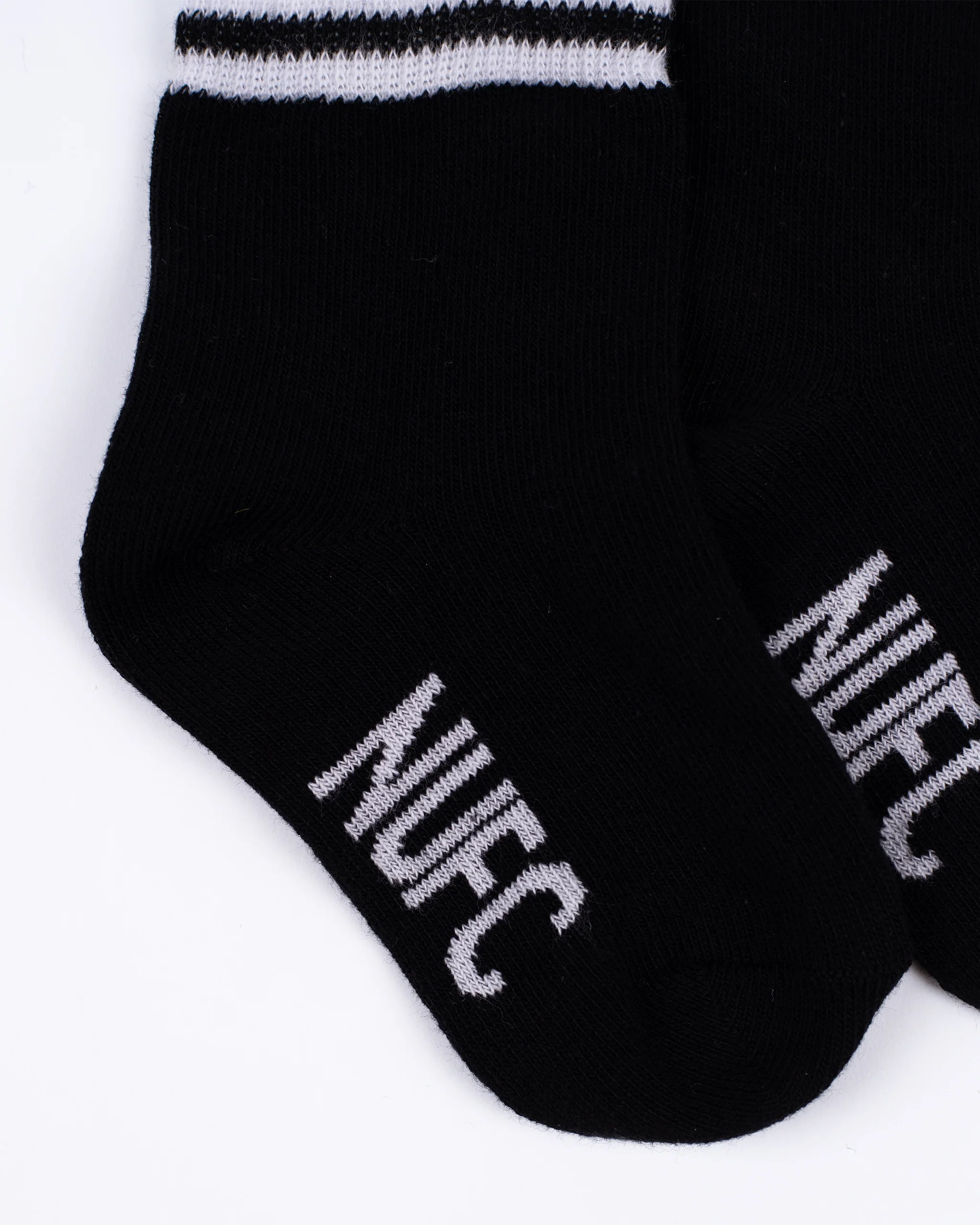 Newcastle United 2 Pack Block Coloured Baby Socks - Image 4