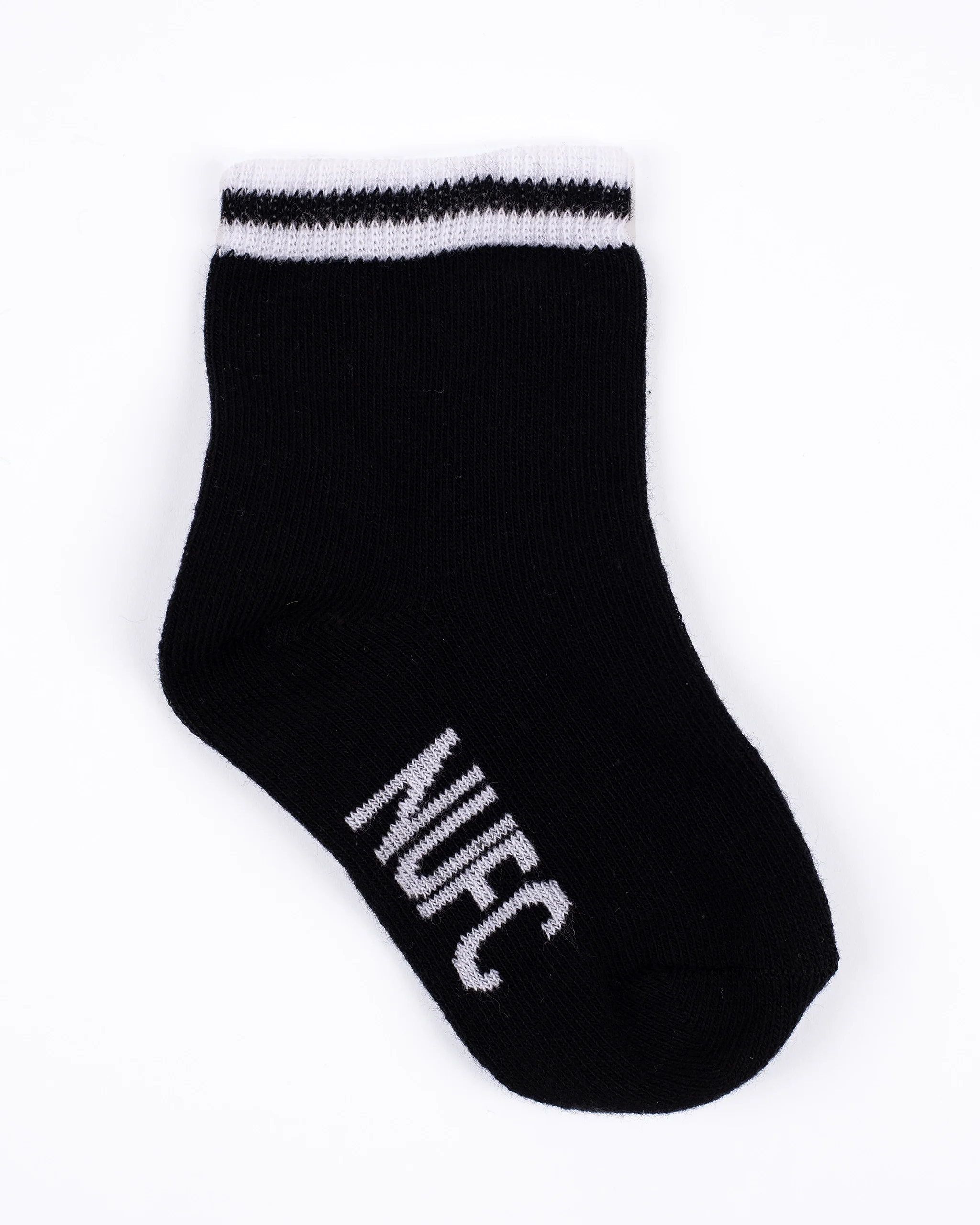 Newcastle United 2 Pack Block Coloured Baby Socks - Image 5