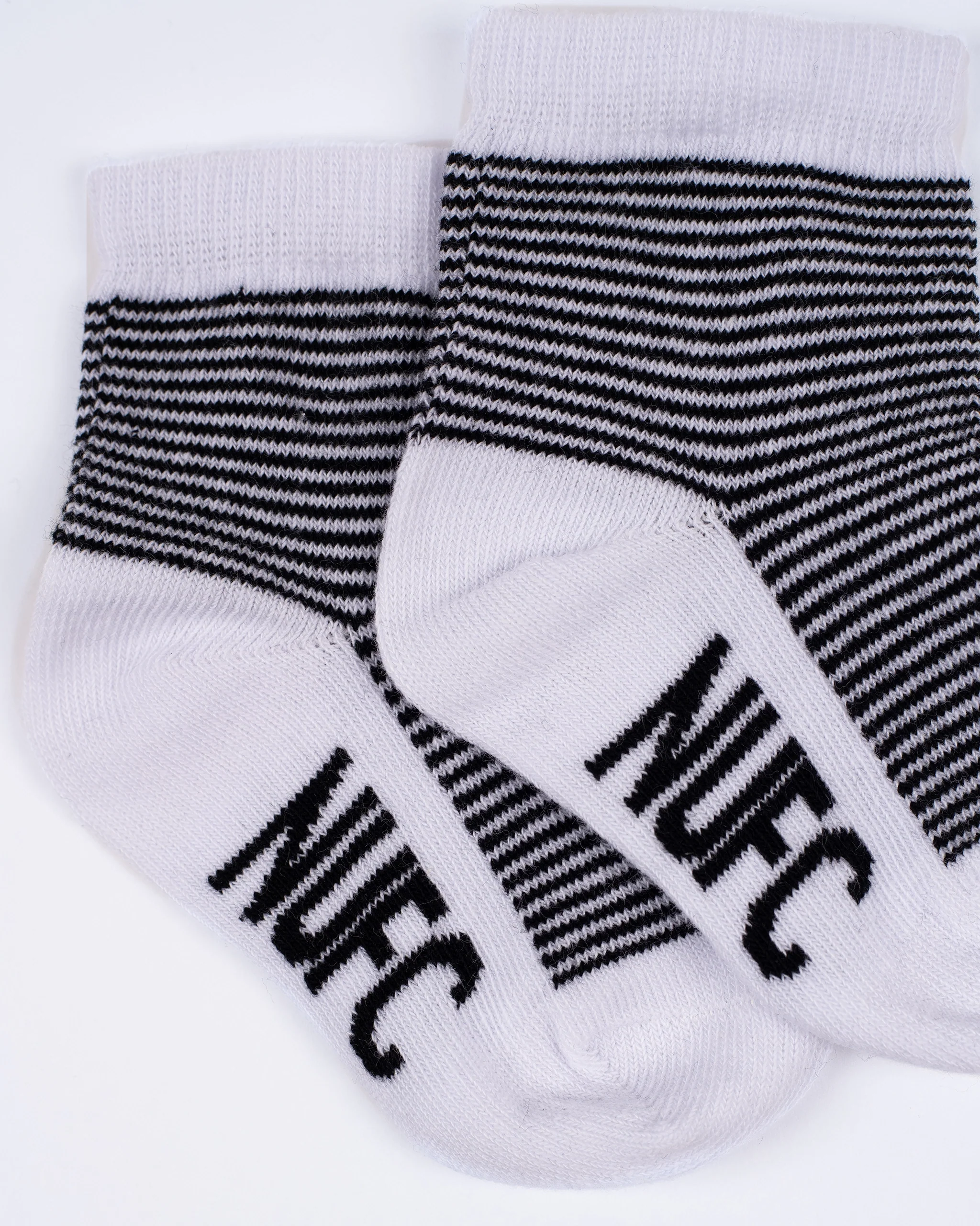 Newcastle United 2 Pack Trainer Baby Socks - Image 3