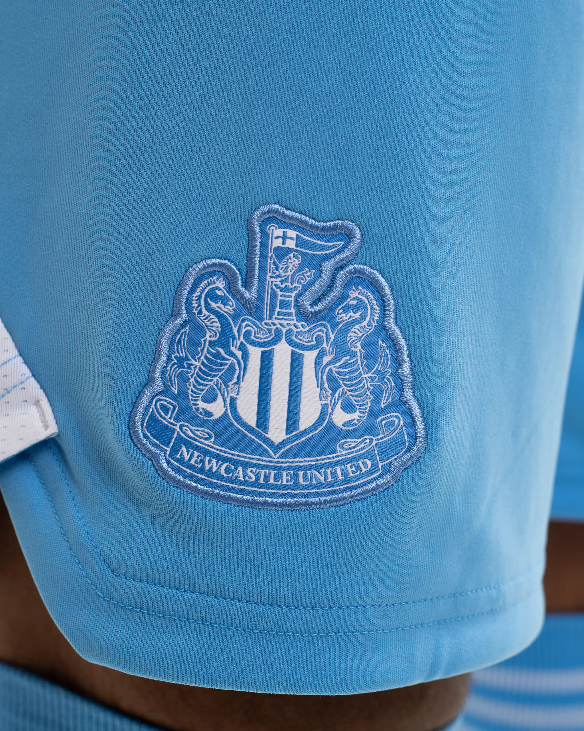 Newcastle United adidas 25/26 Blue Goalkeeper Shorts - Image 6