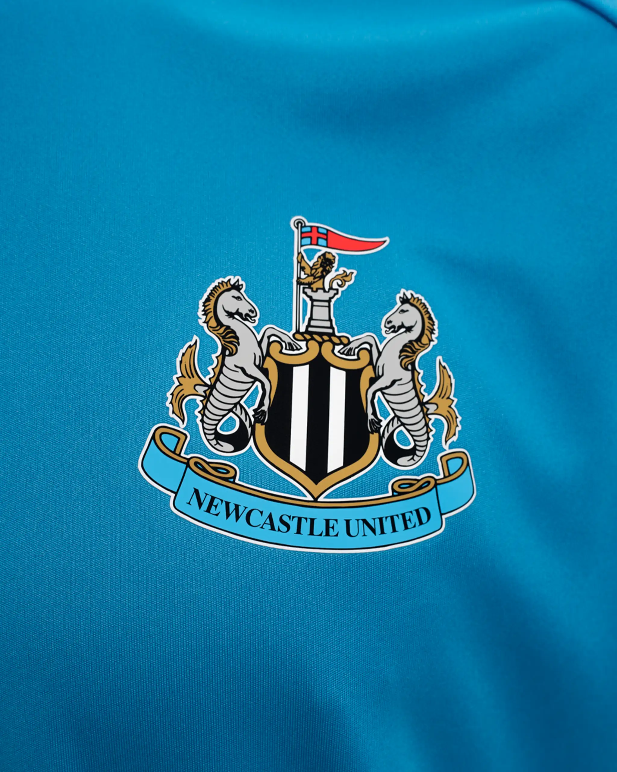 Newcastle United adidas 25/26 Players Range Blue Shirt - Image 3