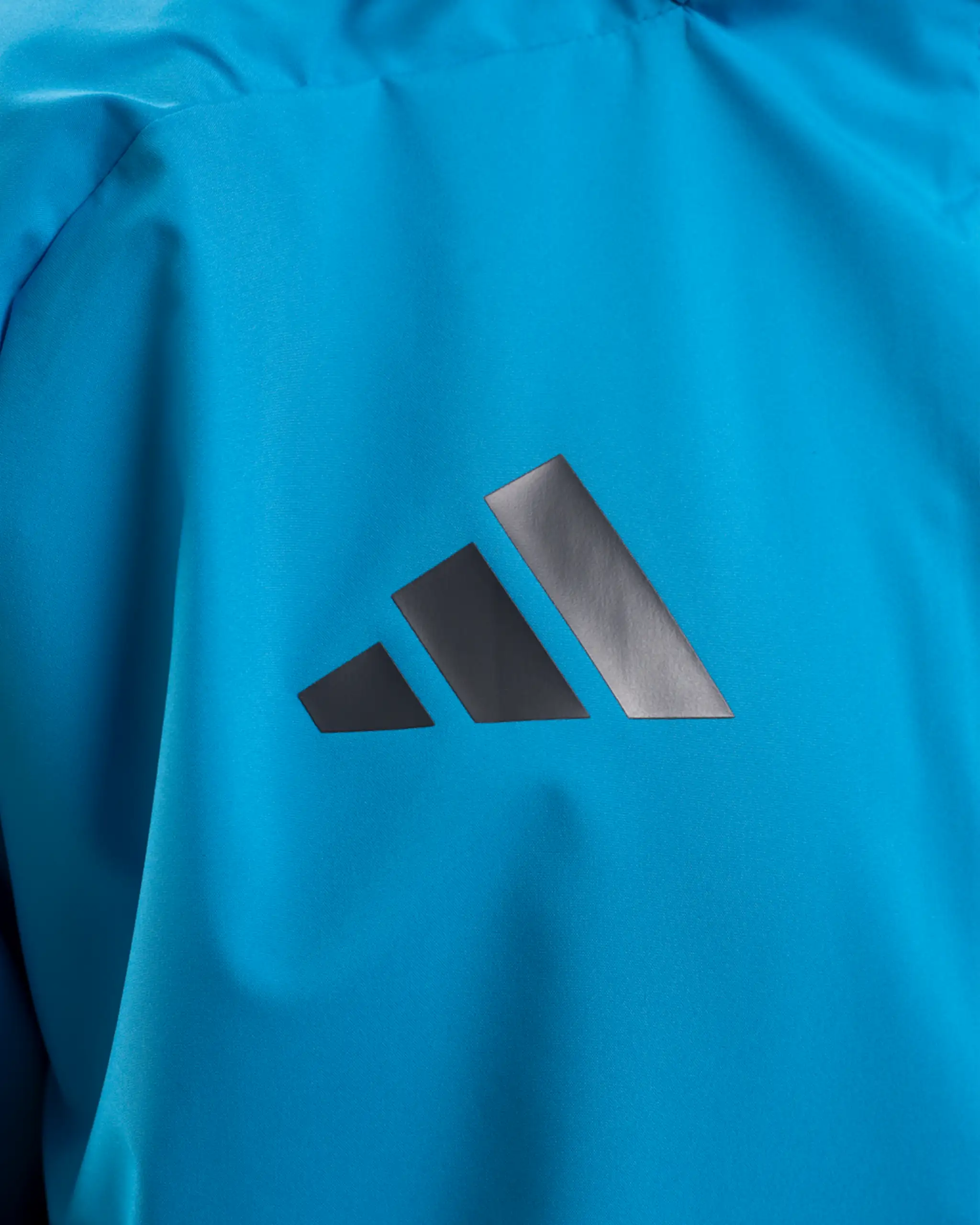 Newcastle United adidas 25/26 Players Range Blue All Weather Jacket - Image 4