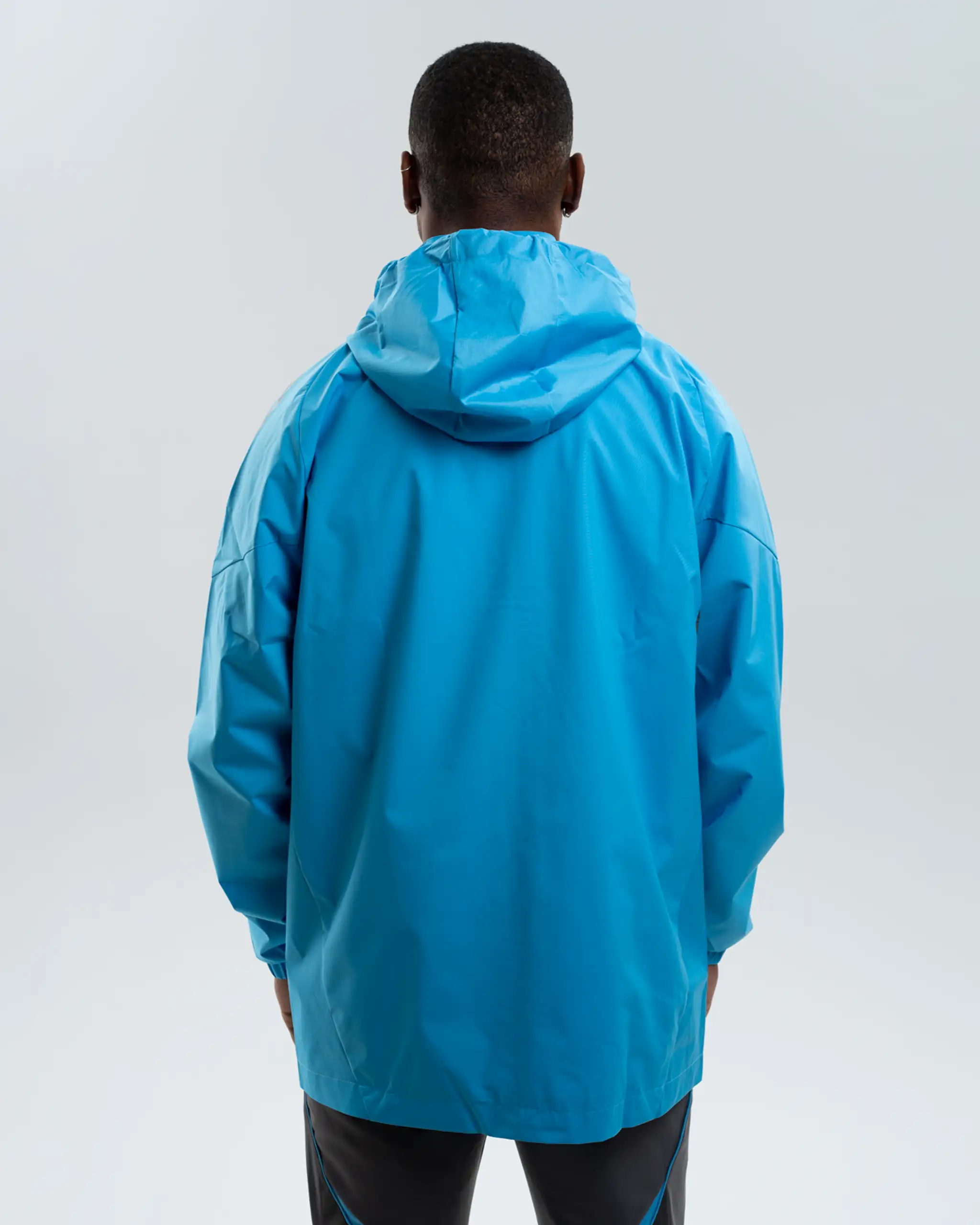 Newcastle United adidas 25/26 Players Range Blue All Weather Jacket - Image 7