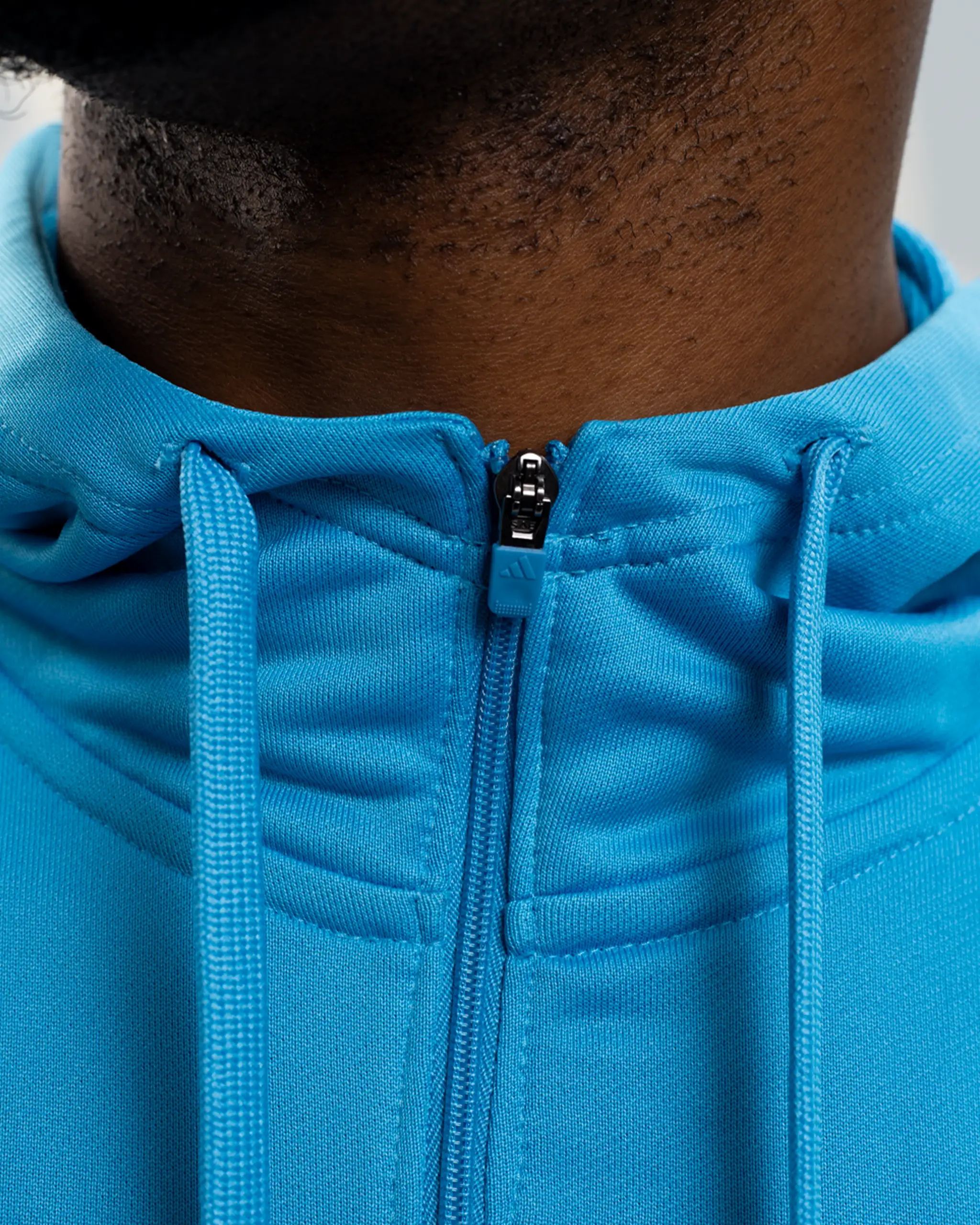 Newcastle United adidas 25/26 Players Range Blue Hoodie - Image 3