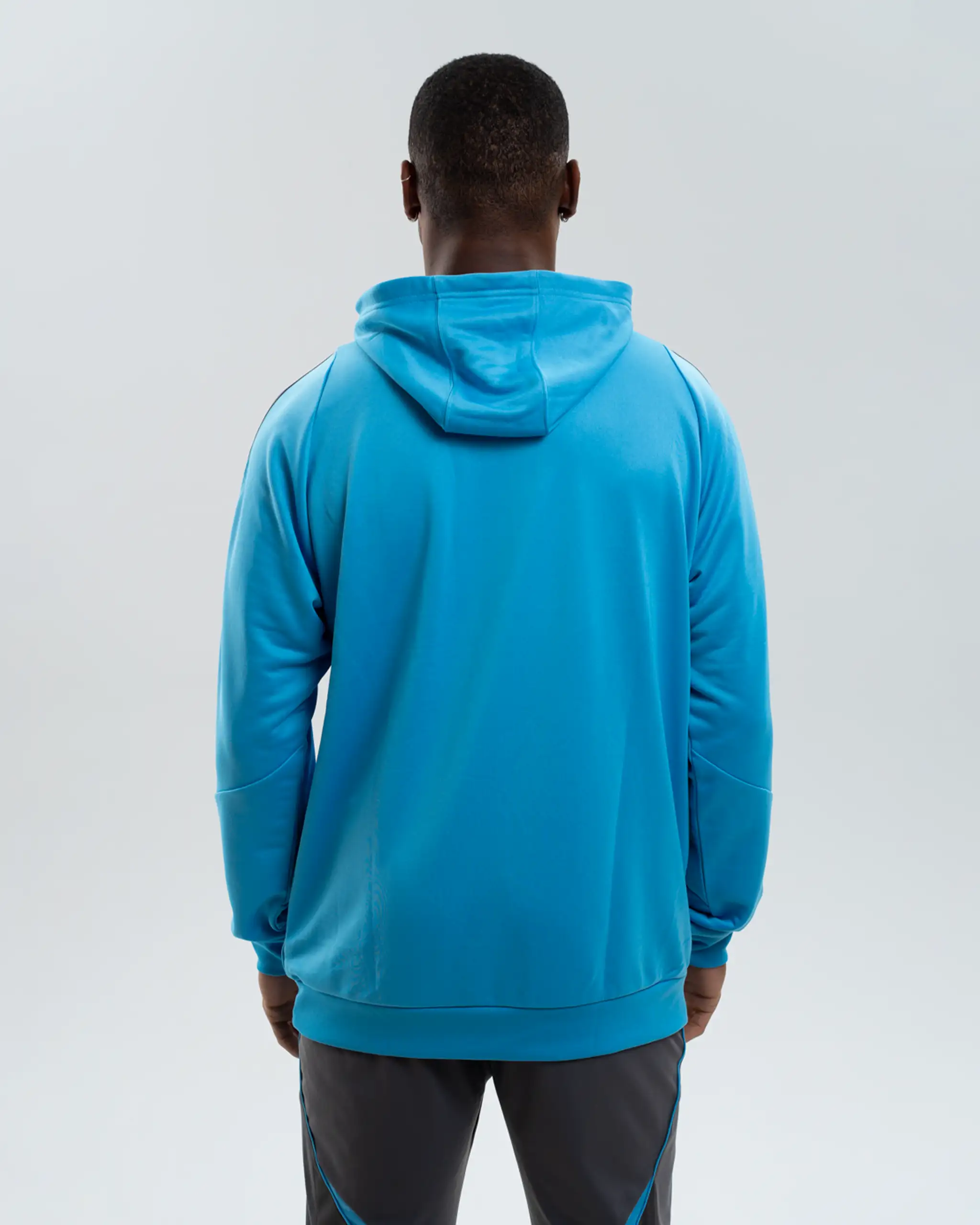 Newcastle United adidas 25/26 Players Range Blue Hoodie - Image 7