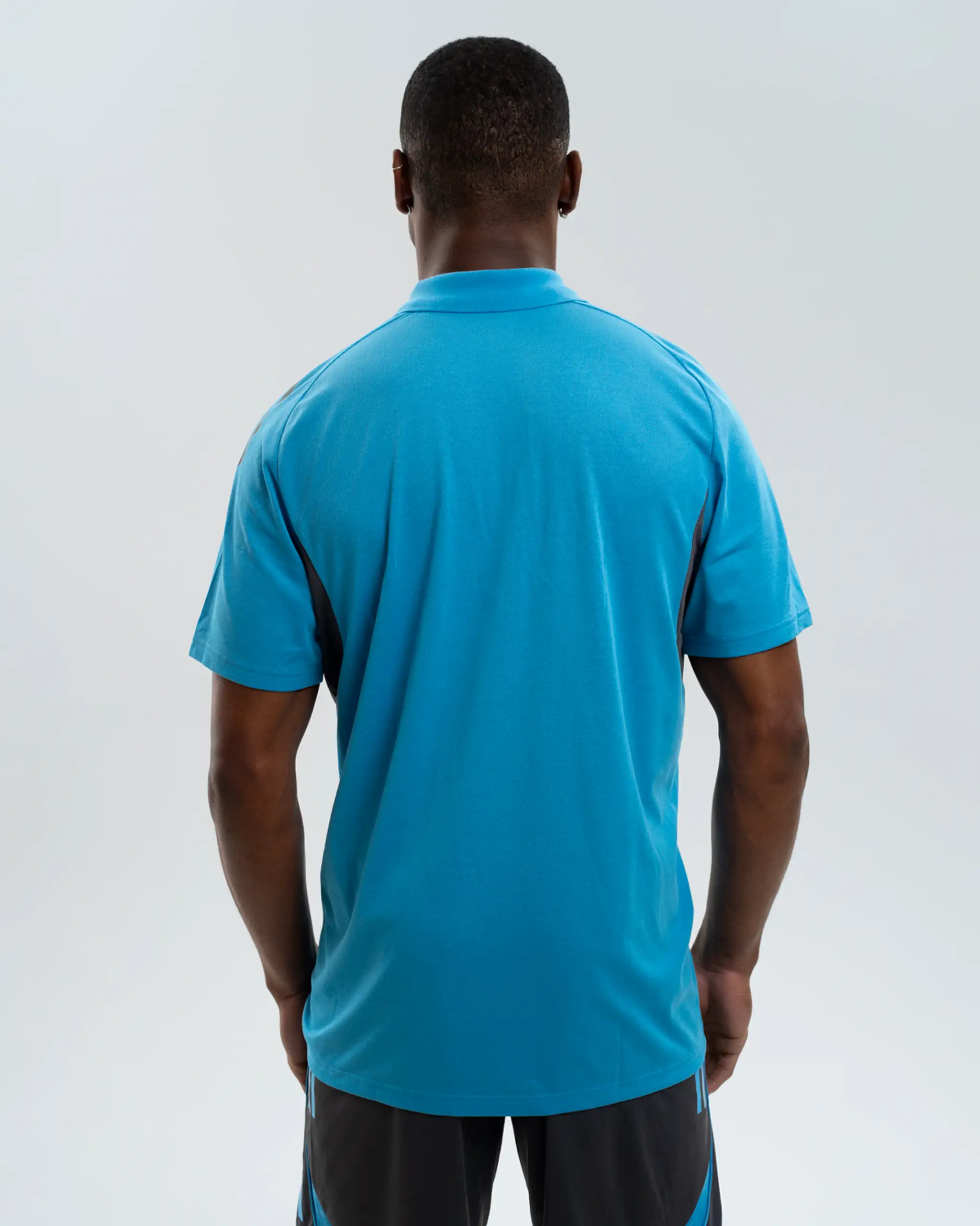 Newcastle United adidas 25/26 Players Range Blue Polo Shirt - Image 6