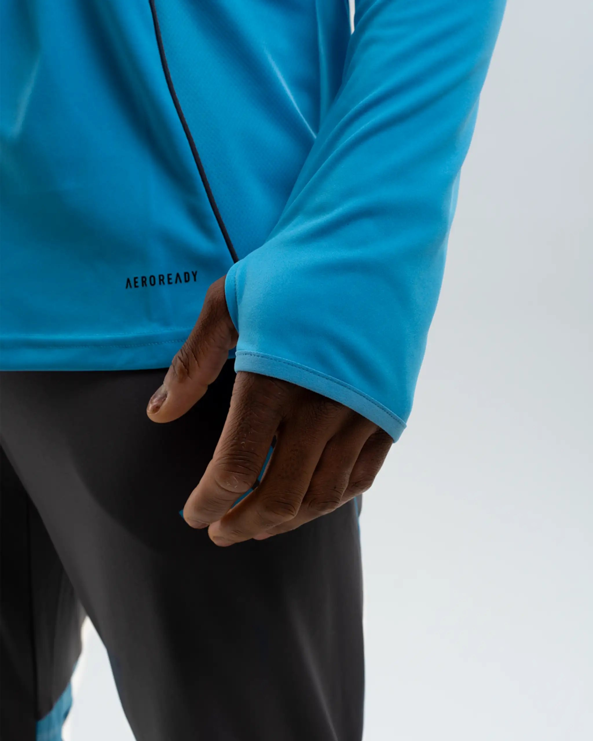 Newcastle United adidas 25/26 Players Range Blue 1/4 Zip Top - Image 7