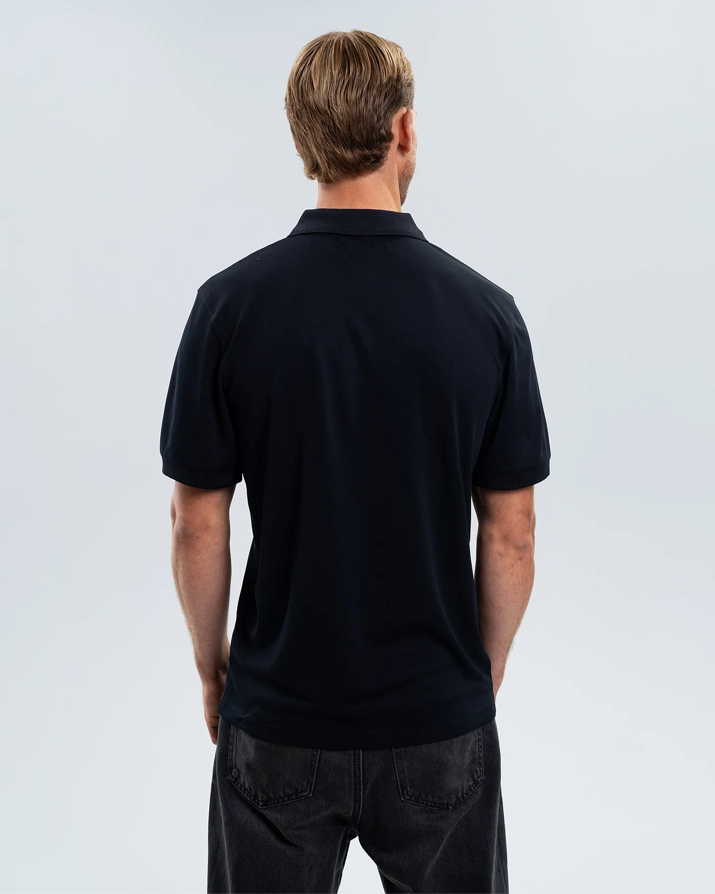 Newcastle United Black Tech Polo Shirt - Image 5