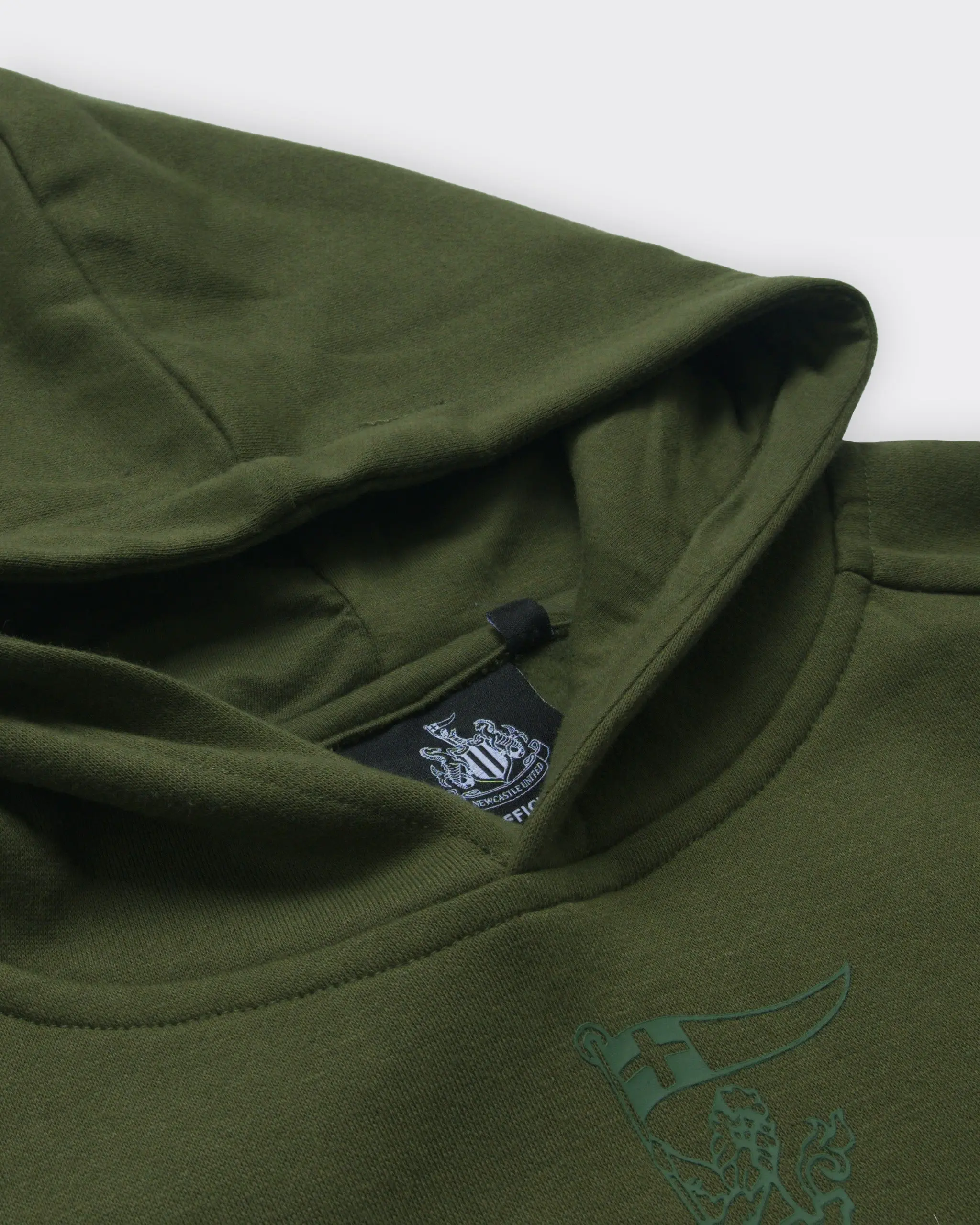 Newcastle United Kids' Khaki Raglan Hoodie - Image 3