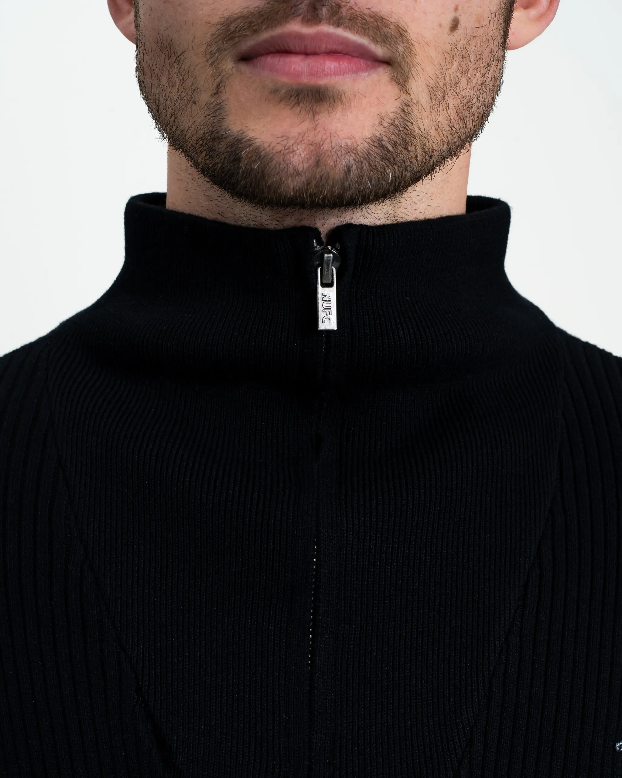 Newcastle United Chunky Knit 1/4 Zip Top - Image 5