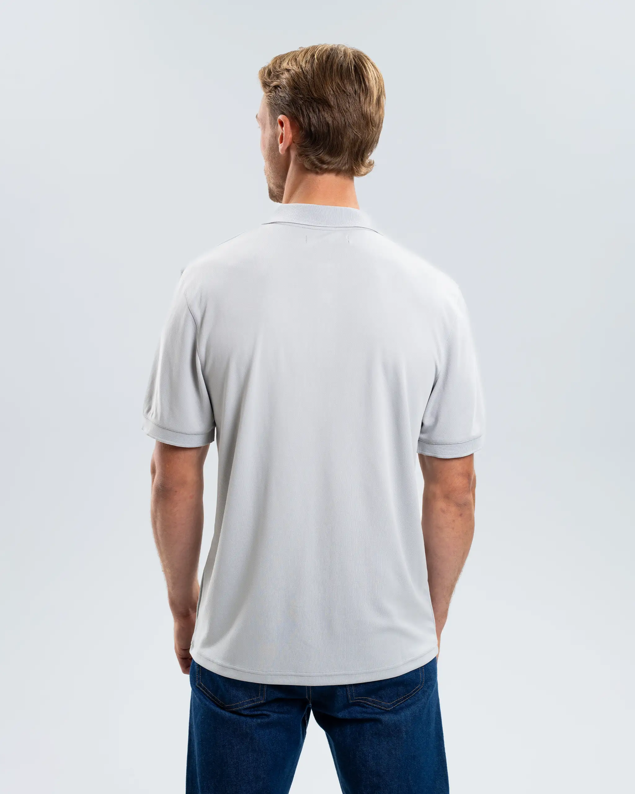 Newcastle United Cool Grey Tech Polo Shirt - Image 6