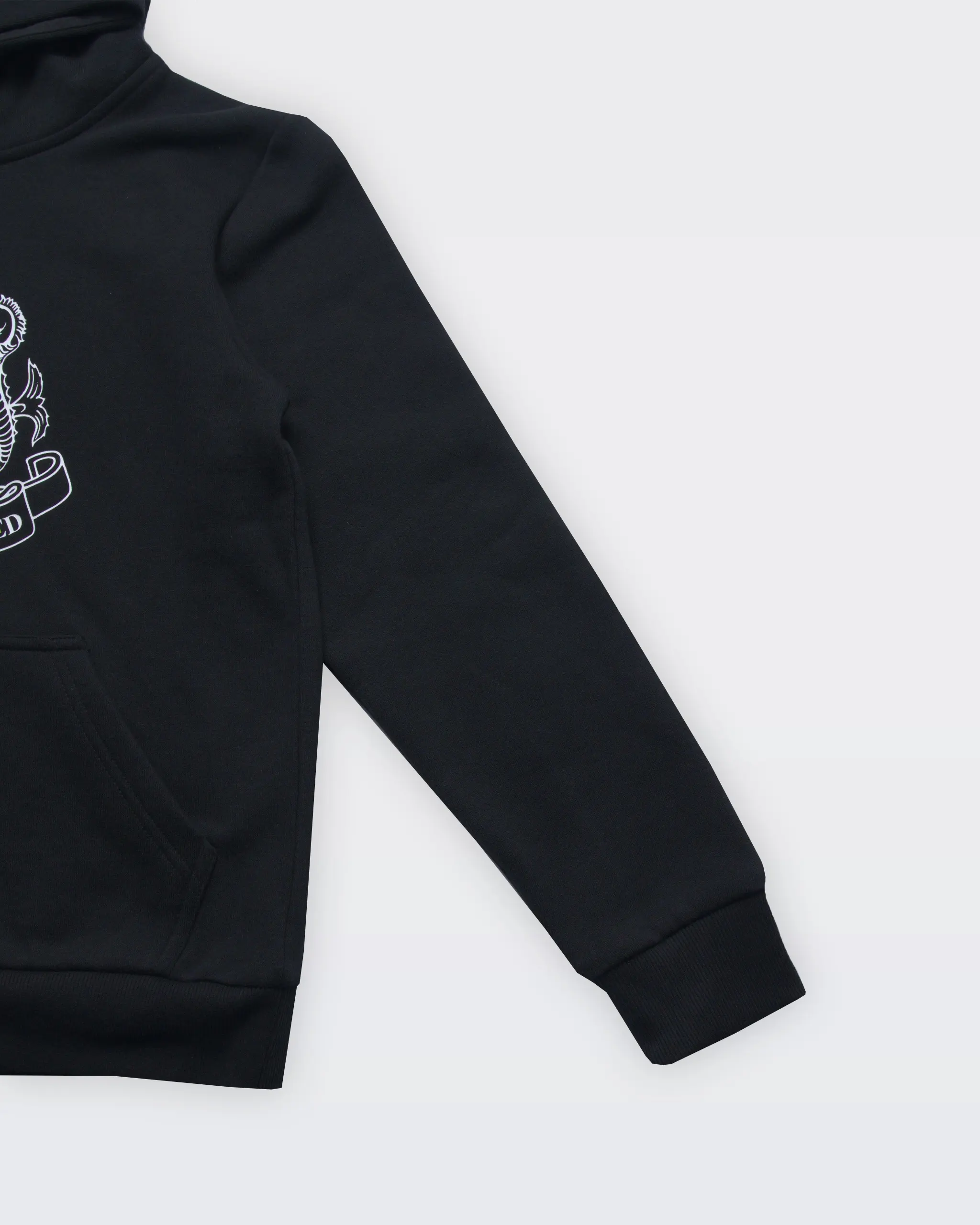 Newcastle United Kids' Black Terrace Large Crest Hoodie - Image 3