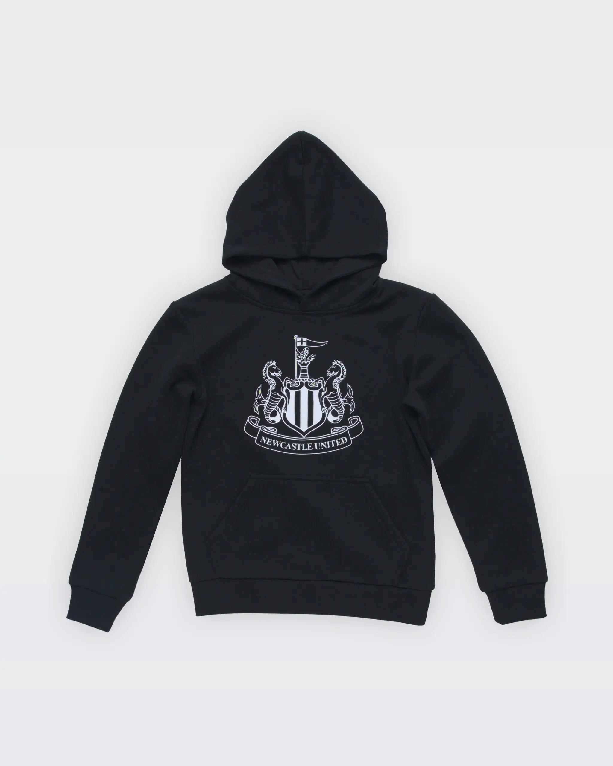 Newcastle United Kids' Black Terrace Large Crest Hoodie - Image 4