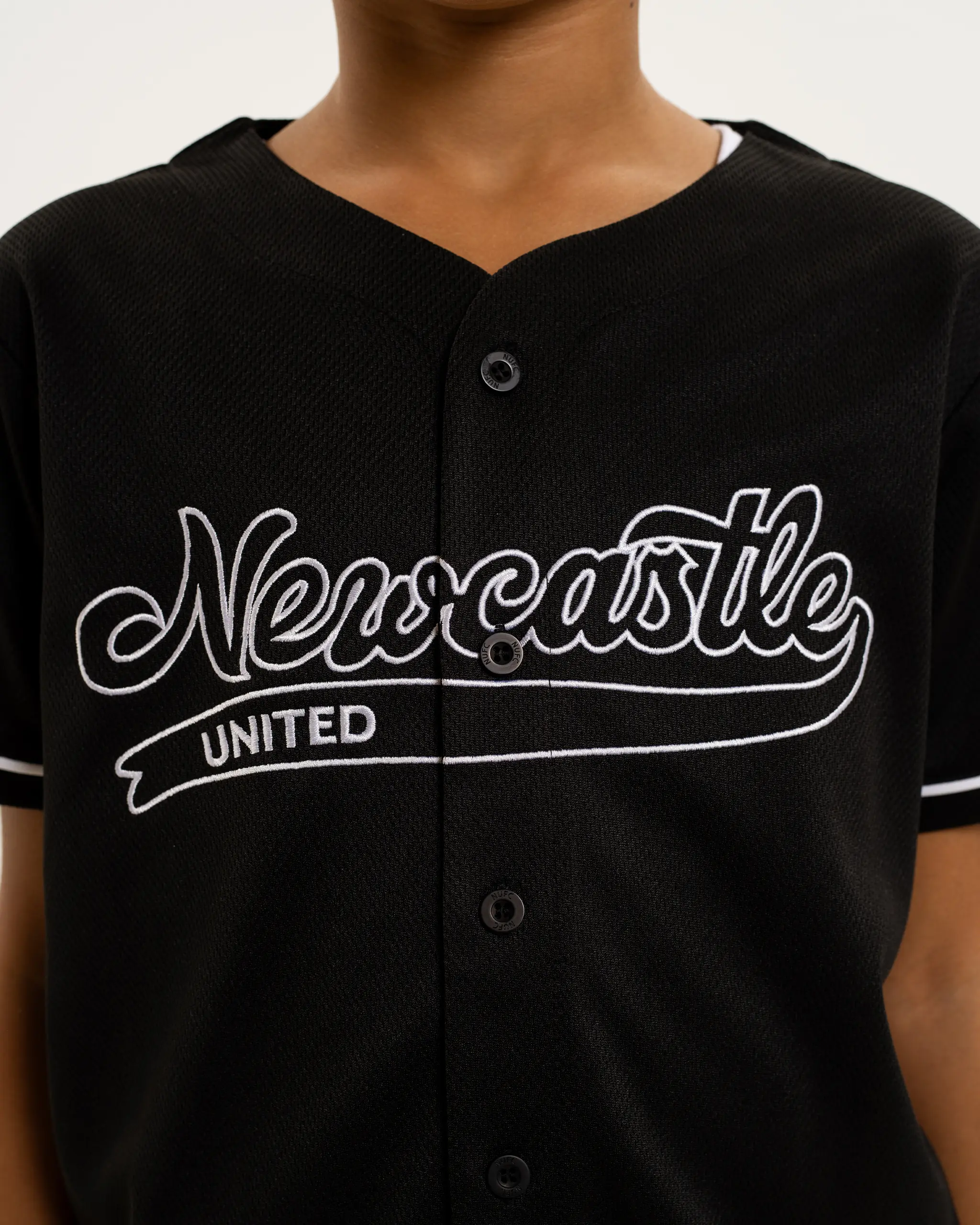 Newcastle United Kids' Mesh Baseball Jersey - Image 7