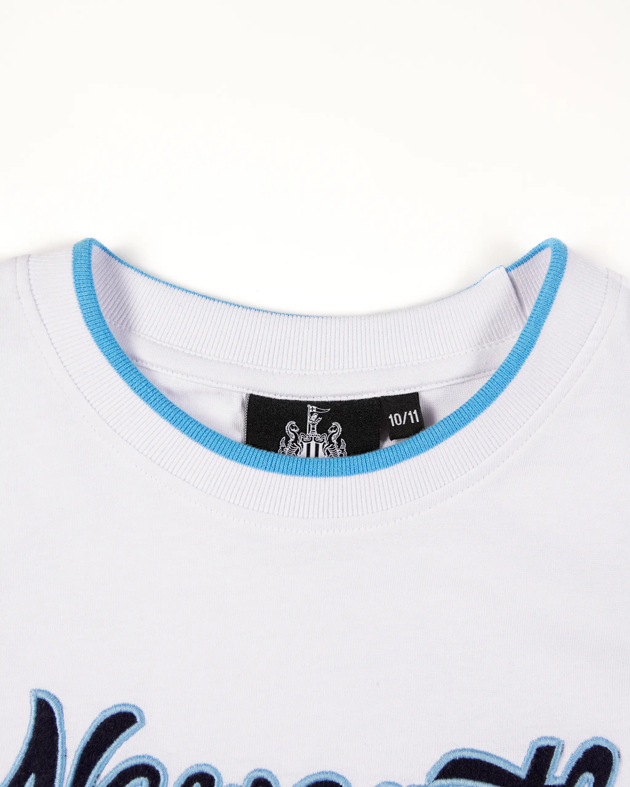 Newcastle United Kids' White Collegiate Tee - Image 3