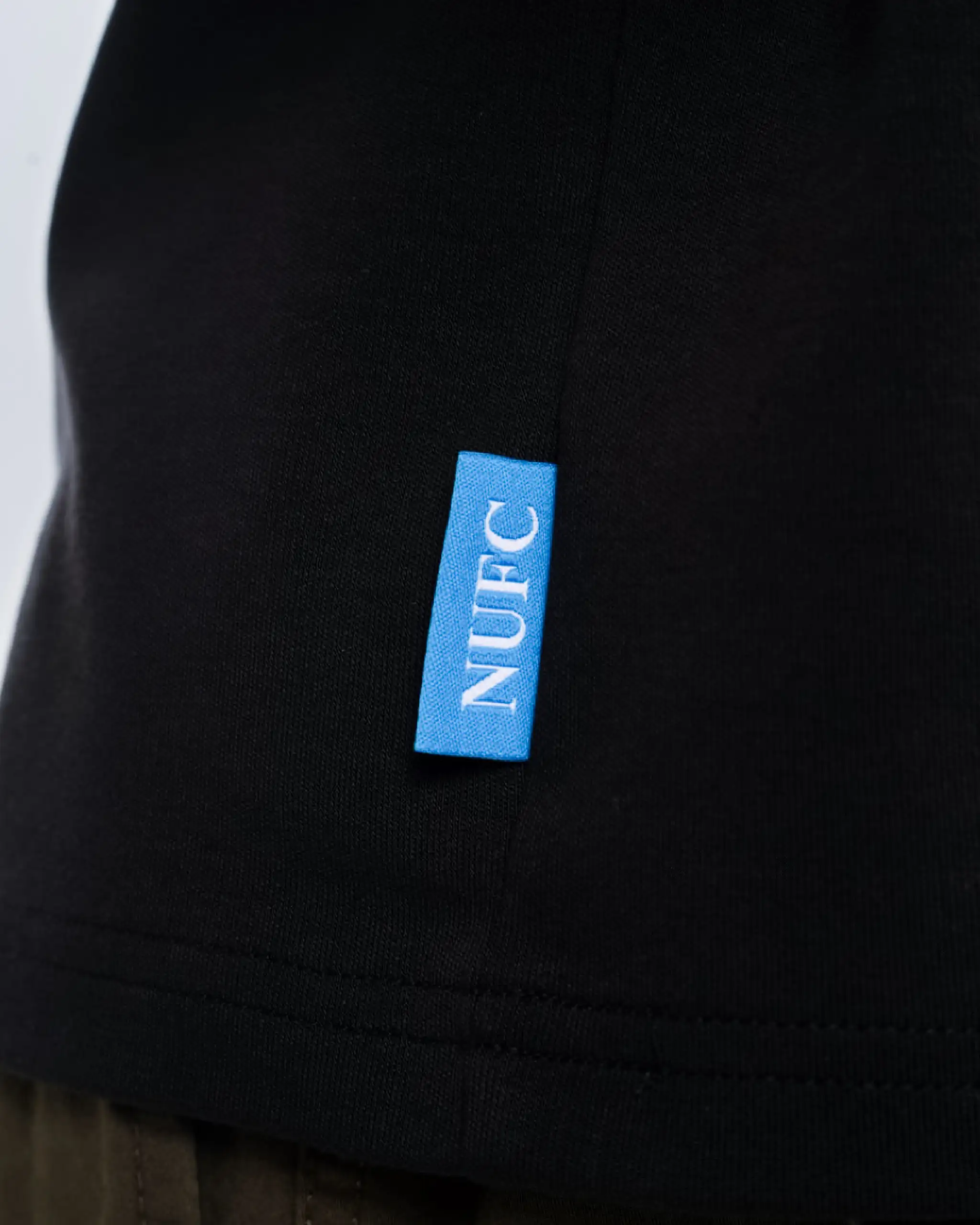 Newcastle United Men's Black Waffle Ribbed T-Shirt - Image 5