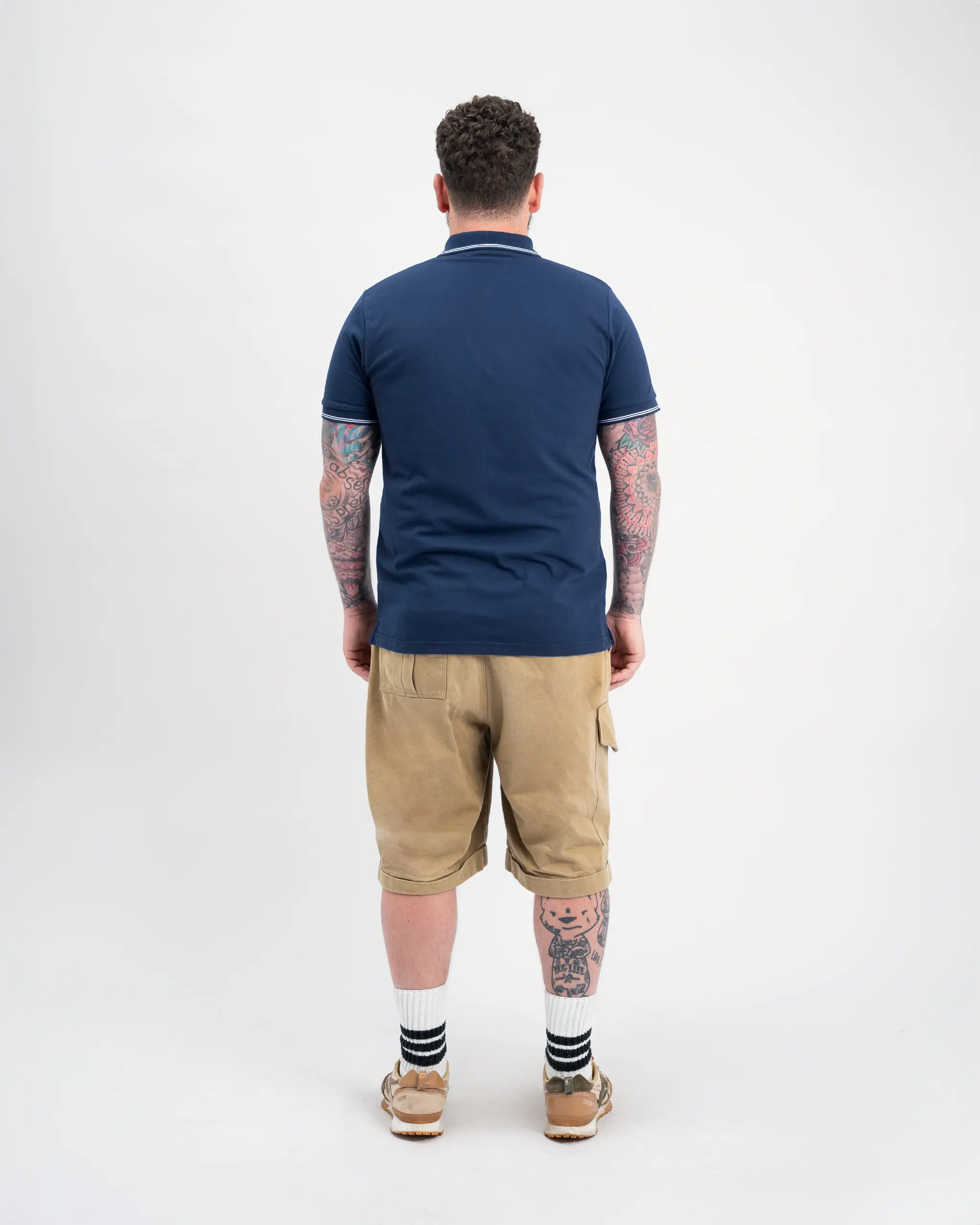 Newcastle United Men's Navy Terrace Pique Polo - Image 7