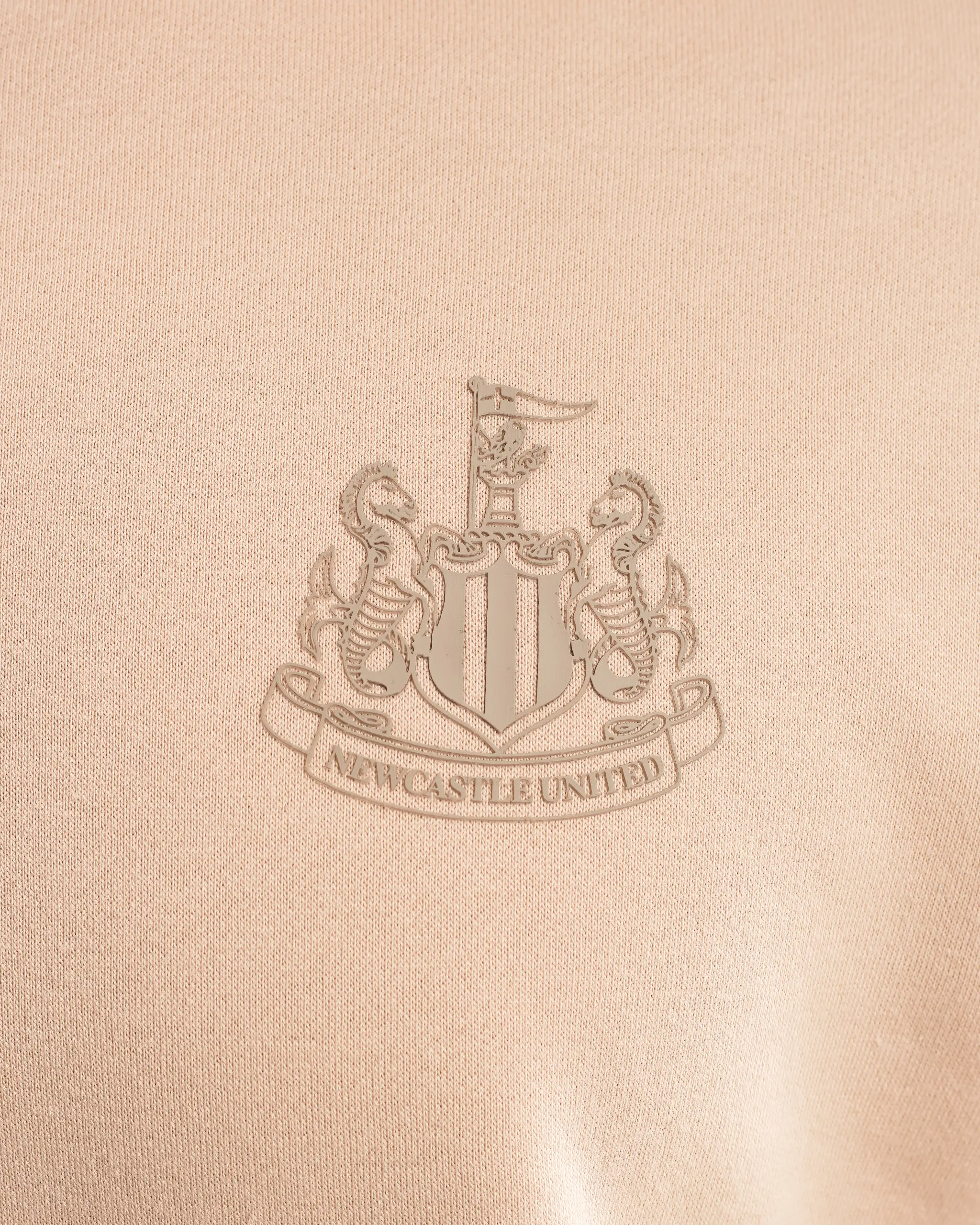Newcastle United Men's Oat 1/4 Zip Sweatshirt - Image 5