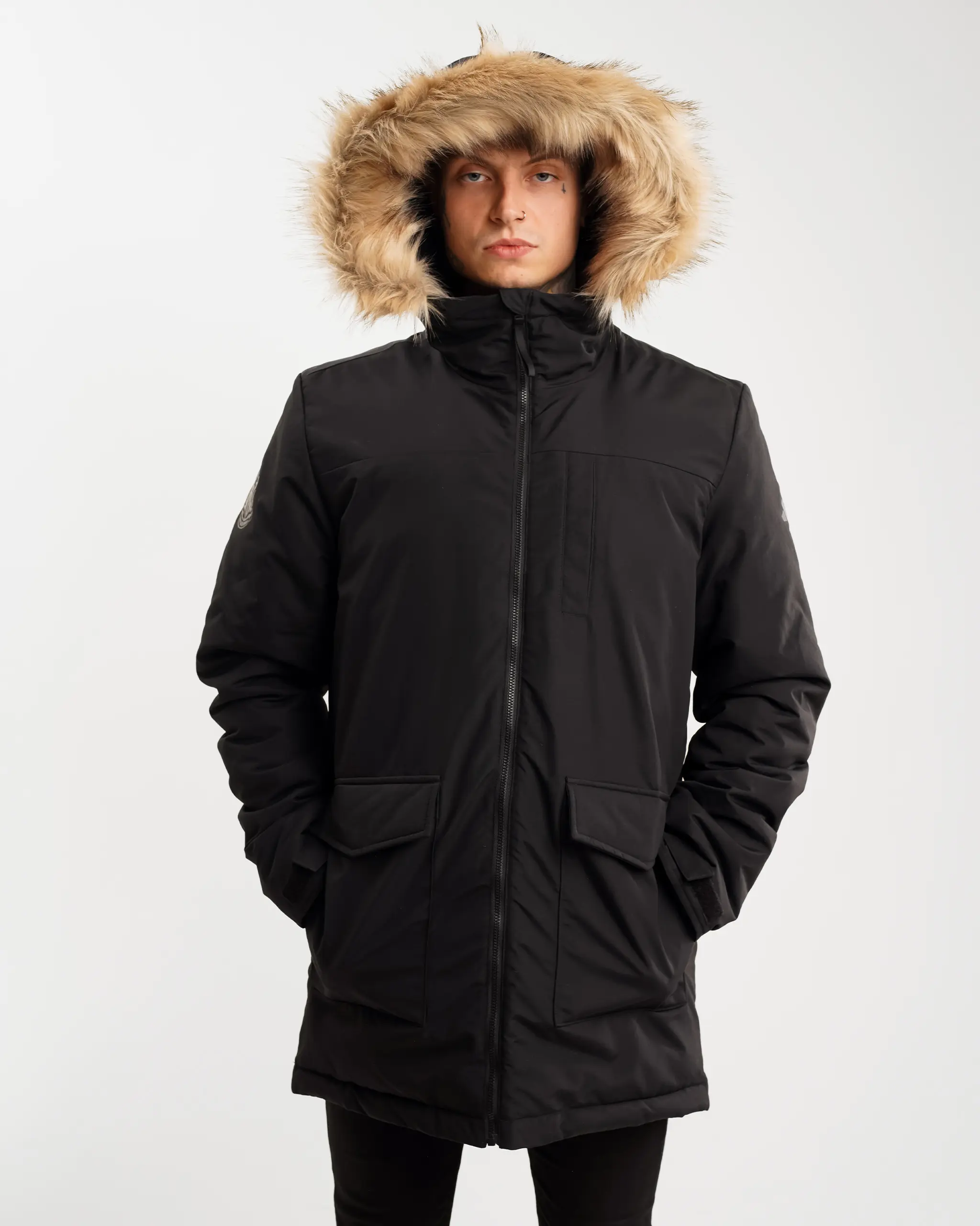 Newcastle United adidas Men's Paveric Fur Parka - Image 8