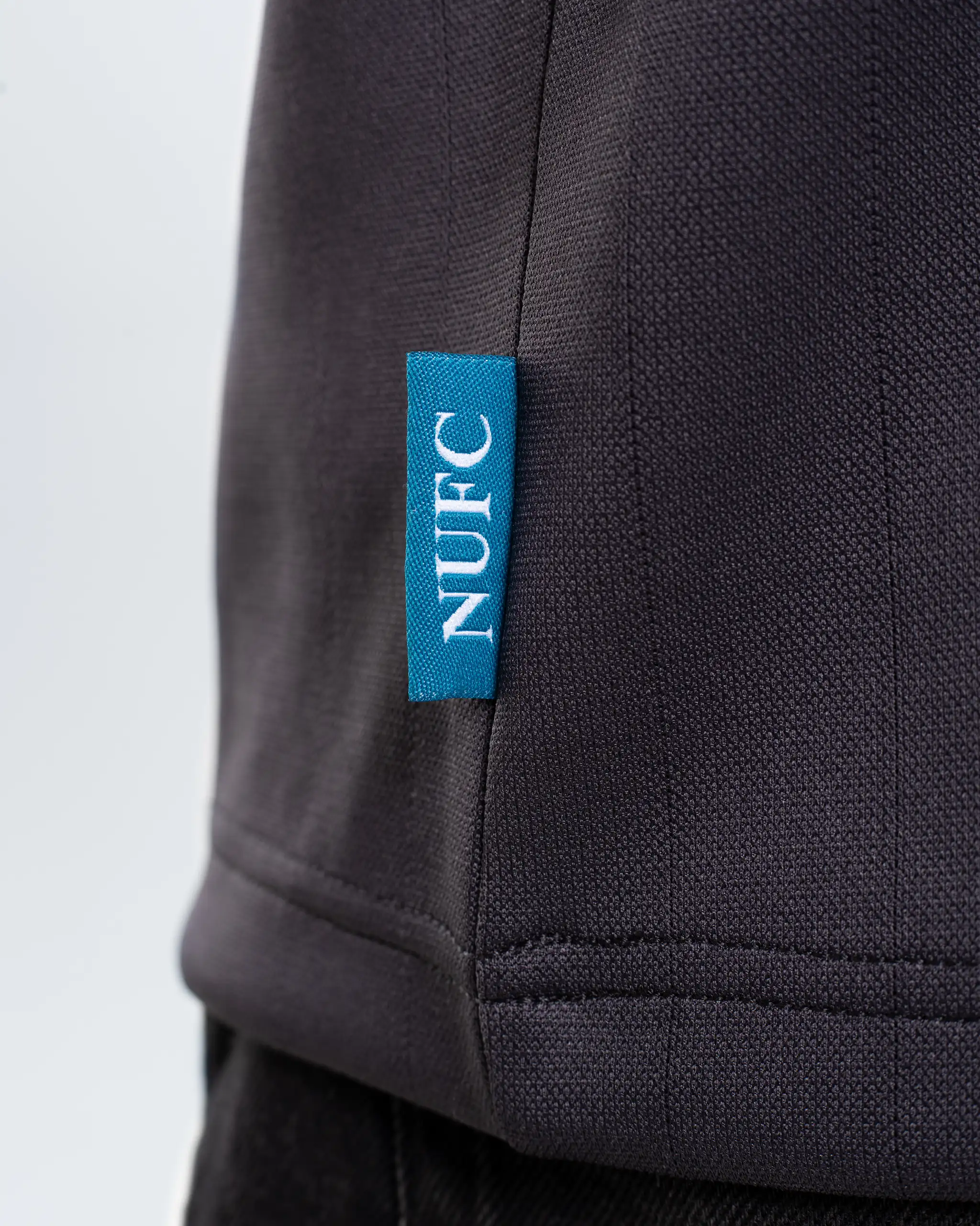 Newcastle United Men's Tonal Stripe Grey Polo Shirt - Image 4