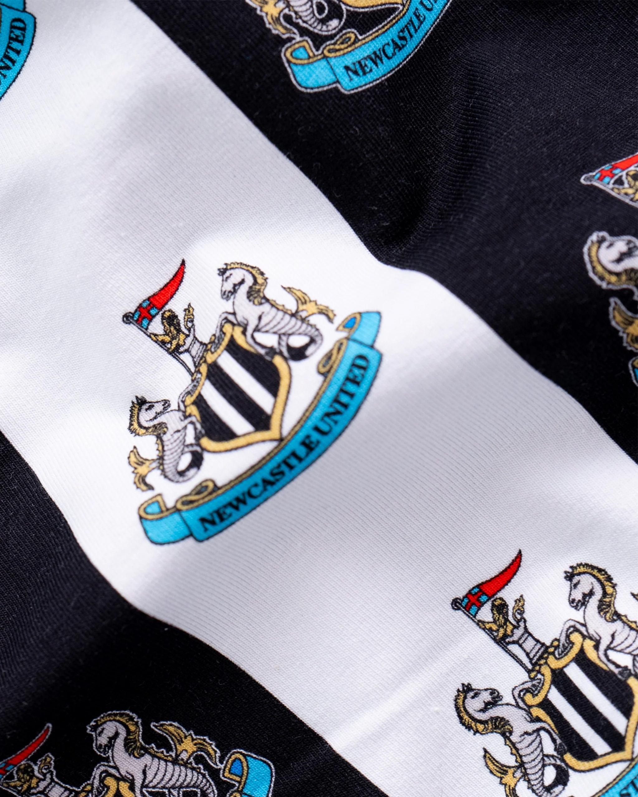 Newcastle United OddBalls Kids' Striped Goolies Boxer Shorts - Image 3