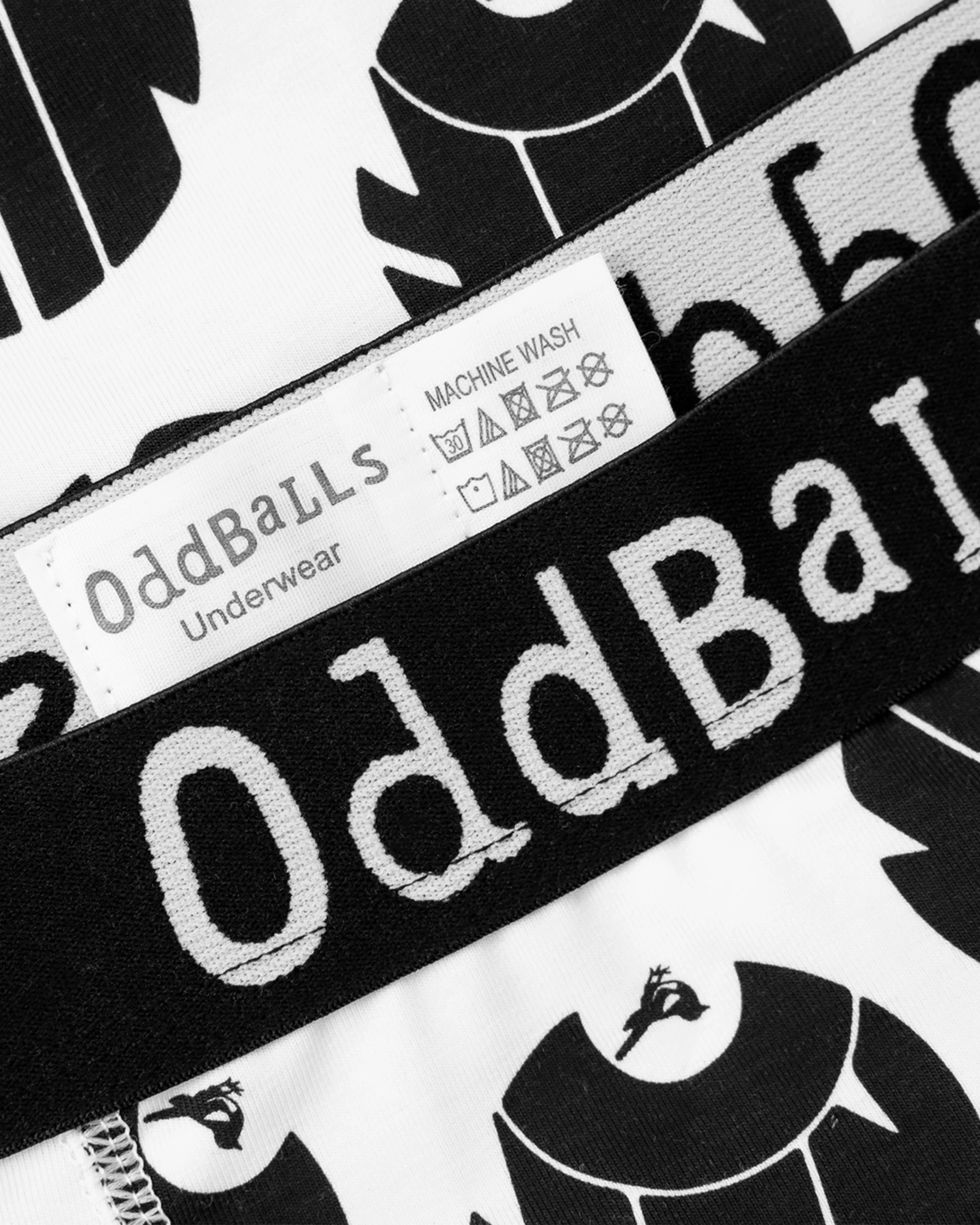 Newcastle United OddBalls Men's Retro Crest Boxers - Image 3