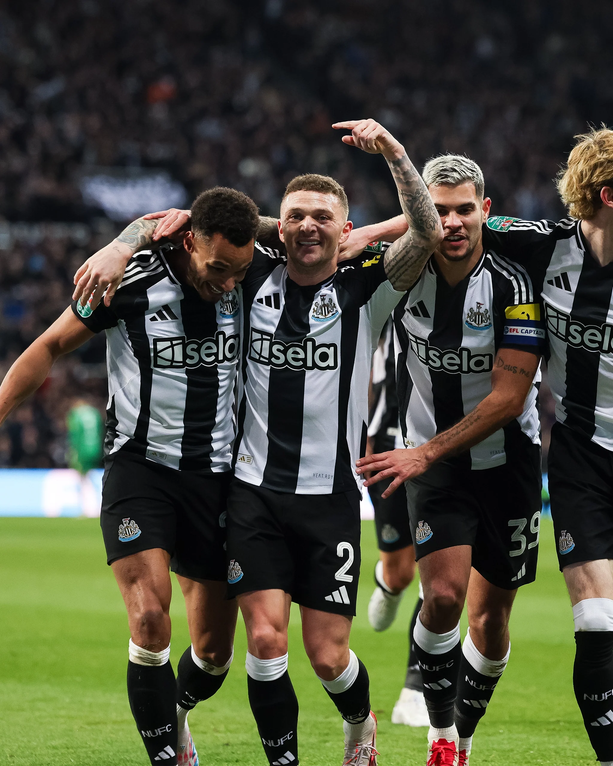 Newcastle United TRIPPIER 24/25 Match Worn Signed Shirt - Arsenal Carabao Cup Semi-Final (H) - Image 6