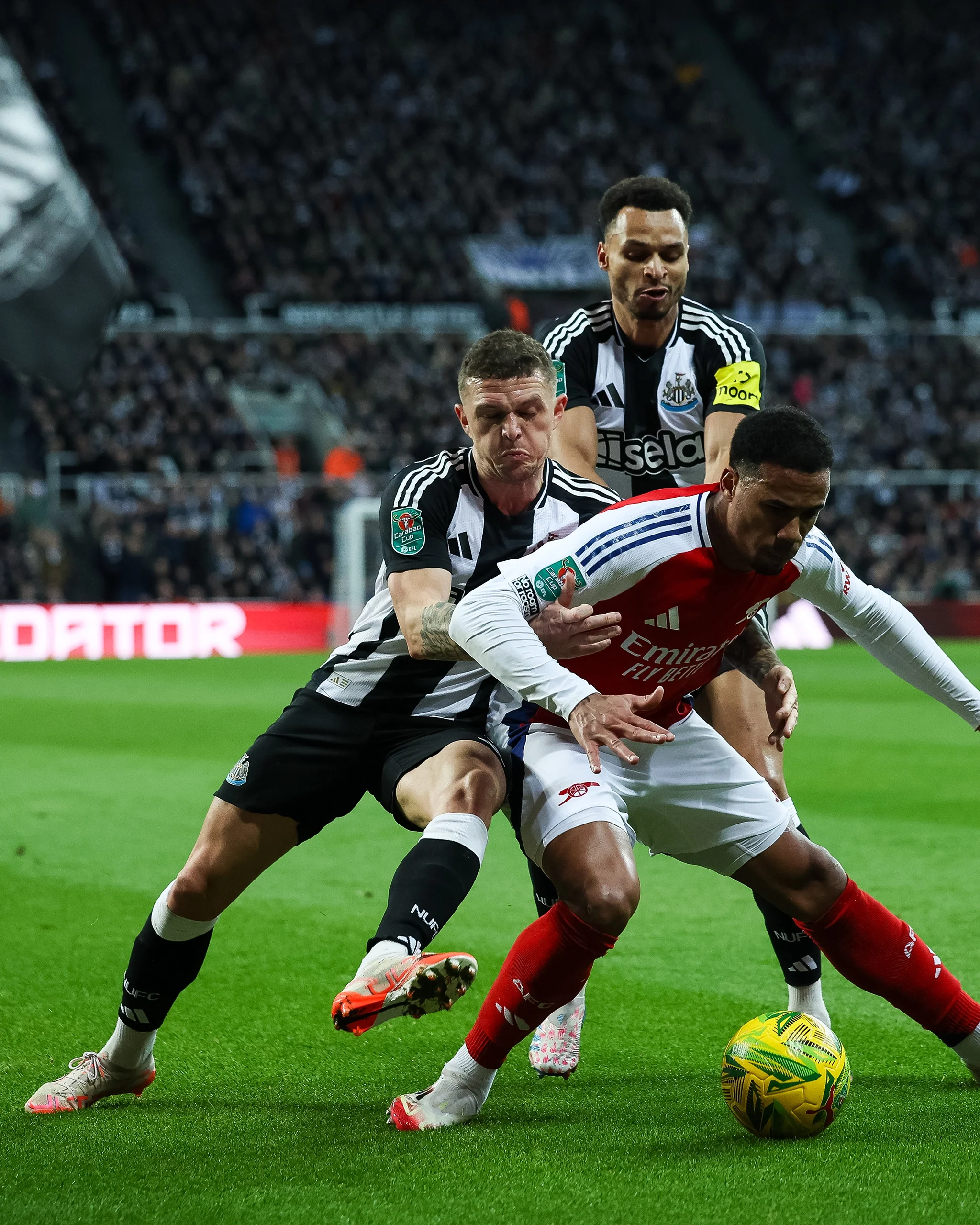 Newcastle United TRIPPIER 24/25 Match Worn Signed Shirt - Arsenal Carabao Cup Semi-Final (H) - Image 8