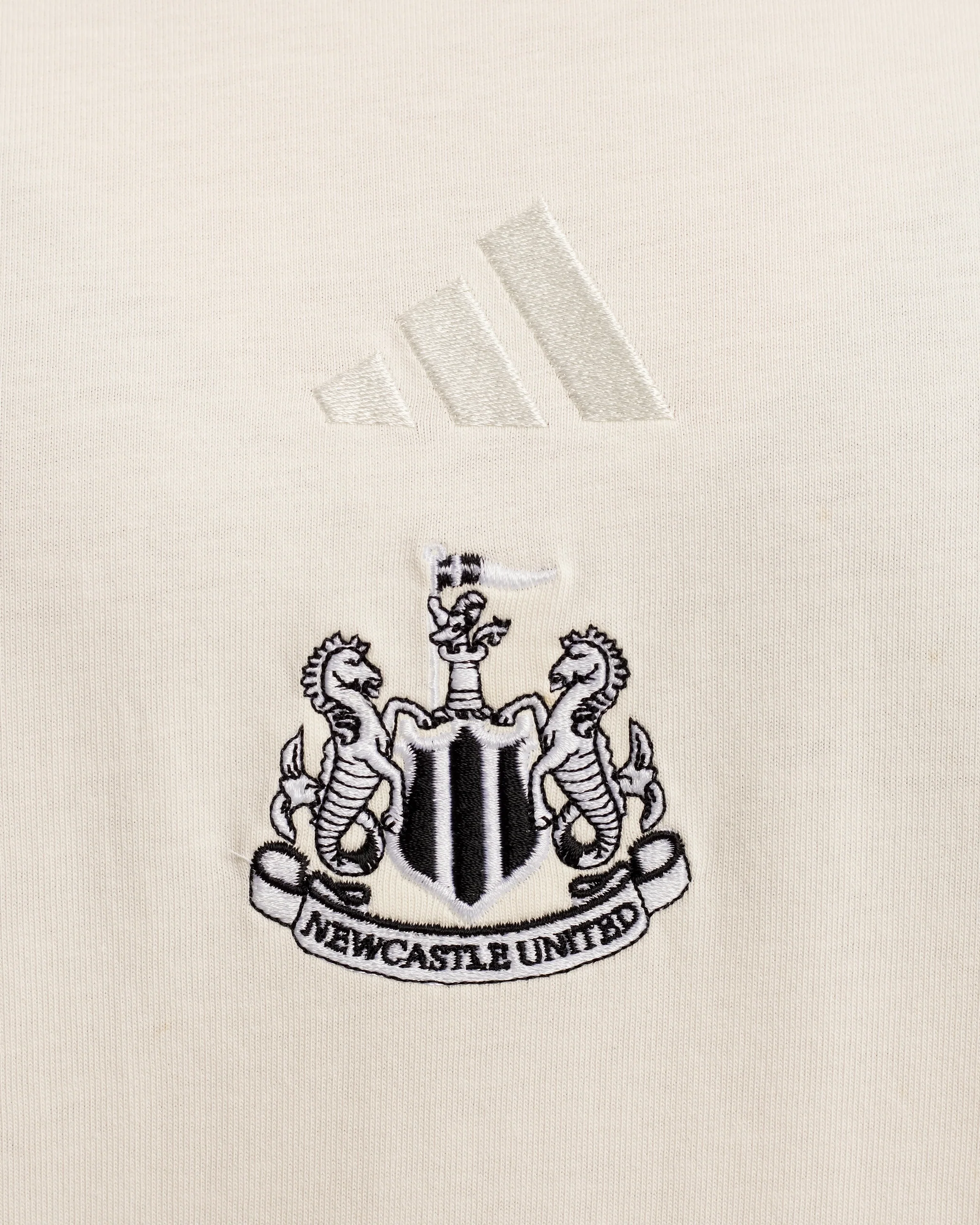 Newcastle United adidas Women's All SZN Off White Loose Tee - Image 5