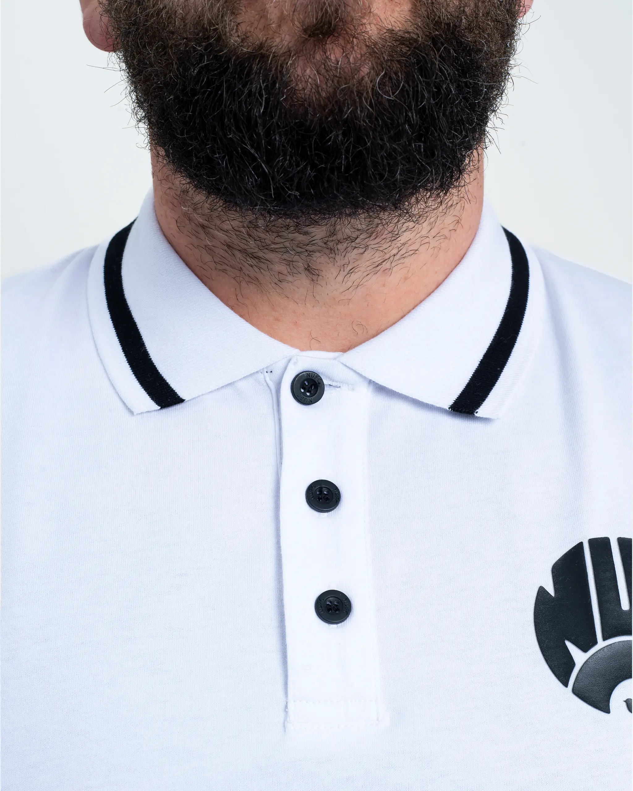 Newcastle United Archive White Tipped Polo Shirt - Image 4