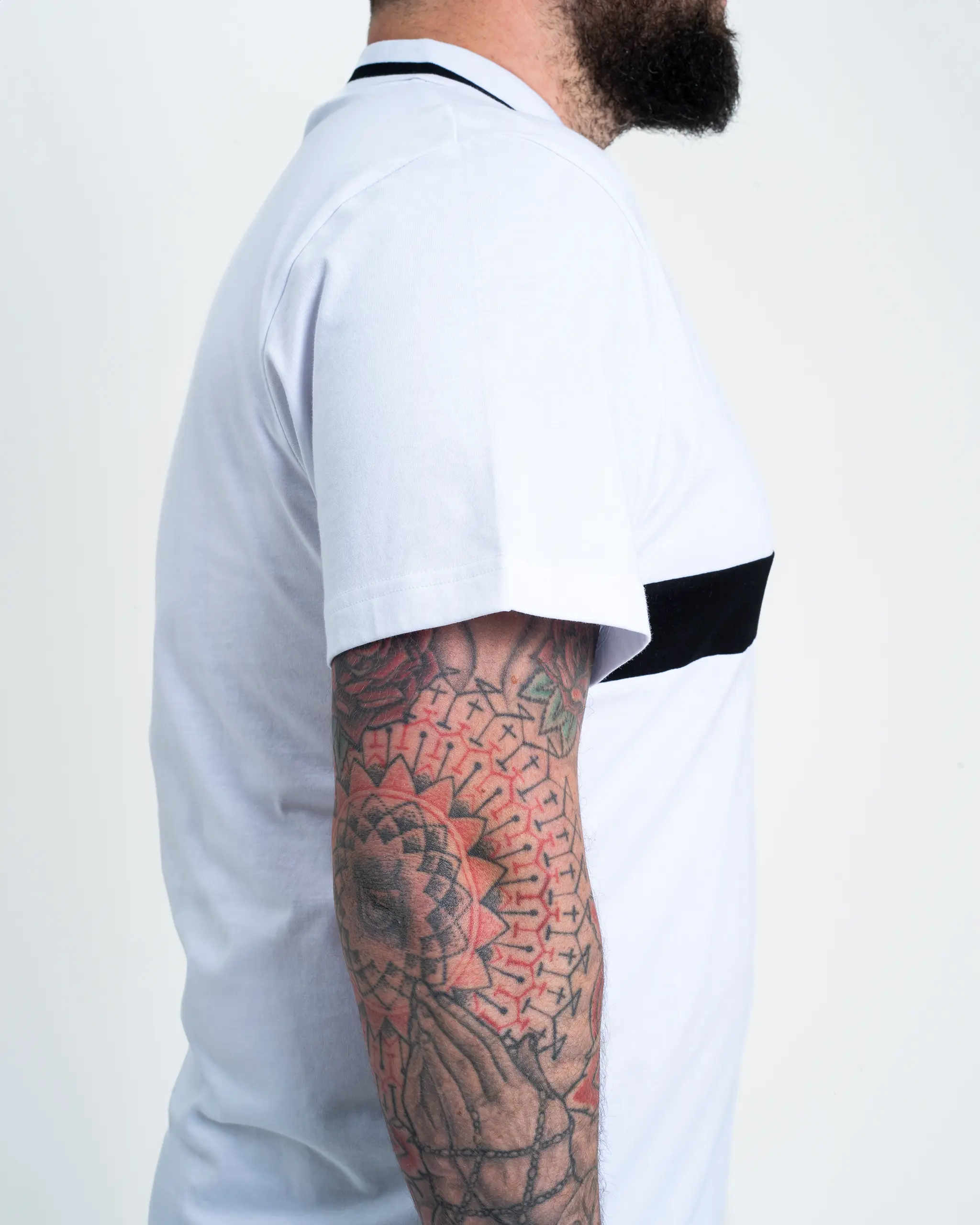 Newcastle United Archive White Tipped Polo Shirt - Image 6