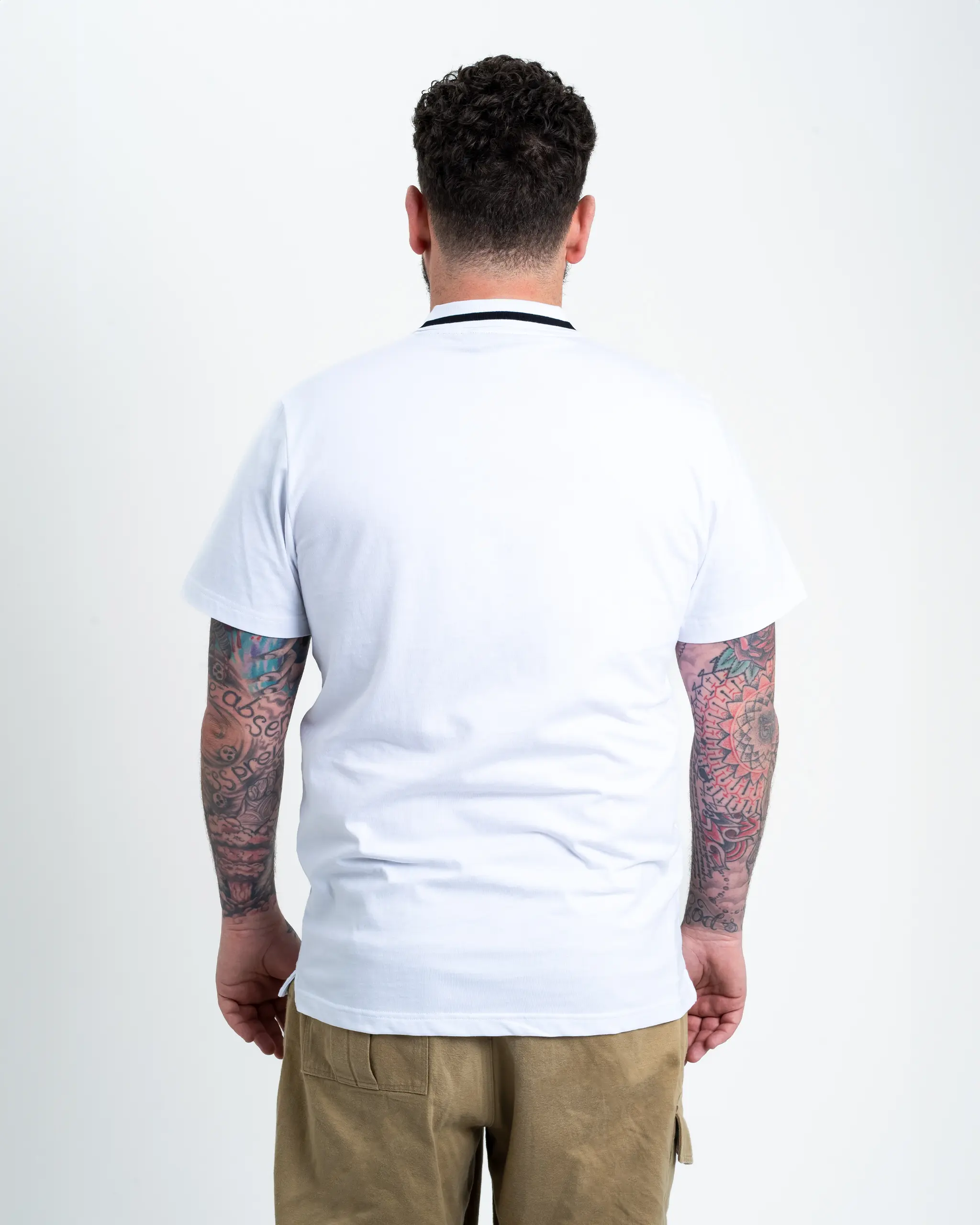 Newcastle United Archive White Tipped Polo Shirt - Image 7