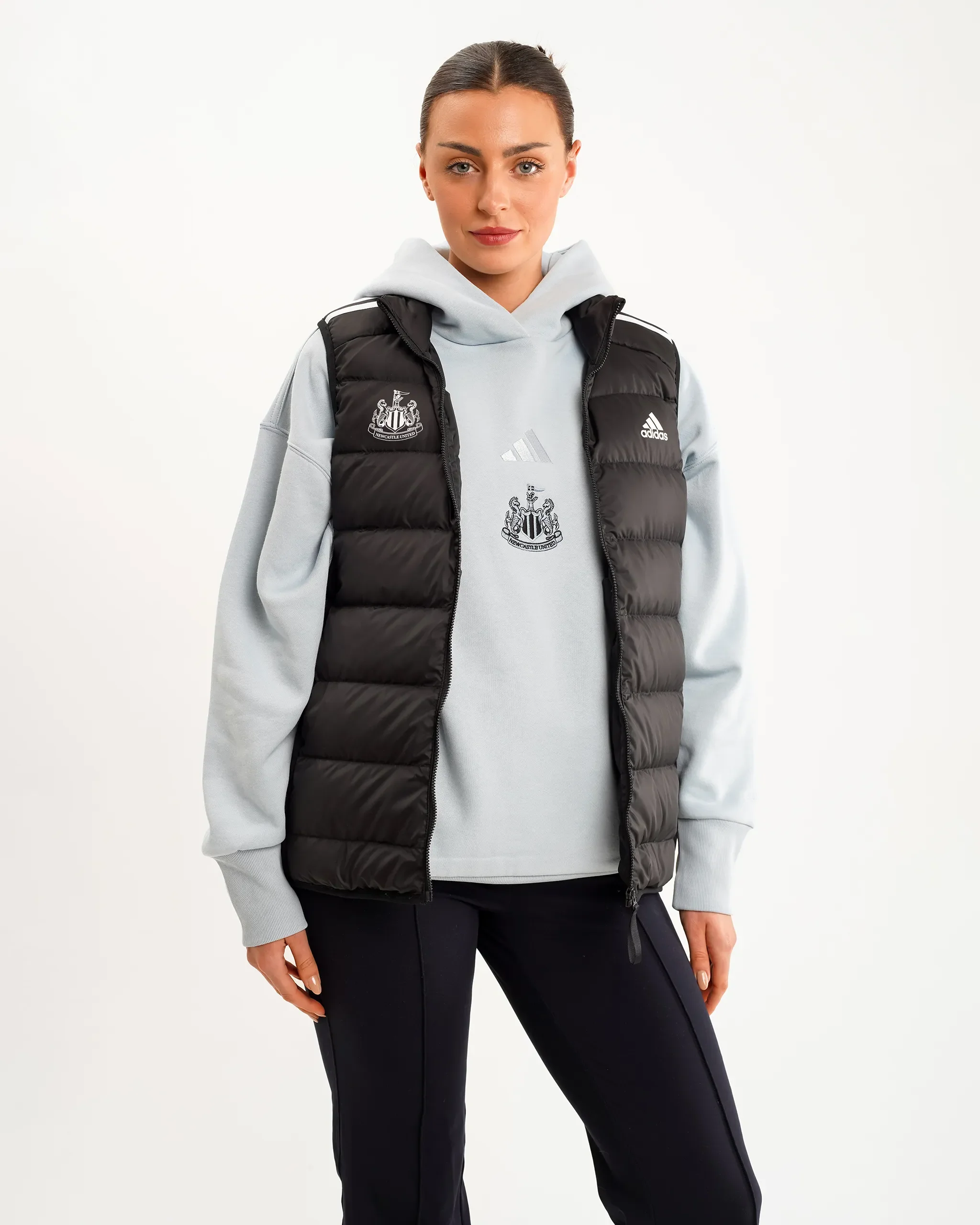 Newcastle United adidas Women's Essentials 3S Light Down Vest - Image 4