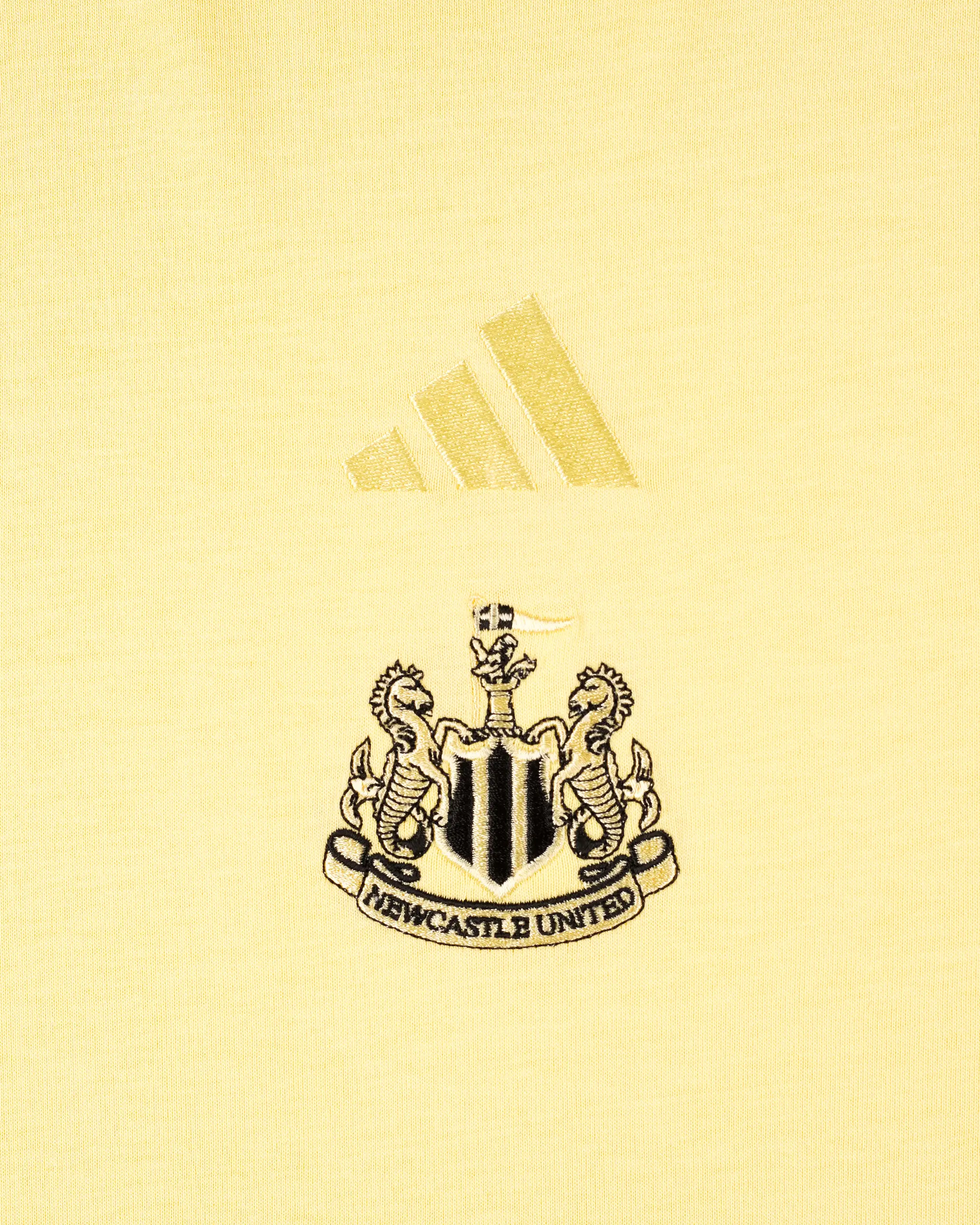 Newcastle United adidas Women's All SZN Yellow Loose Tee - Image 3
